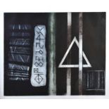 Stephen Vaughan - CODE - Limited Edition Black & White Lithograph (9/10) - 20 x 25 inches - Signed