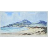 Robert Cresswell Boak, ARCA - WHERE THE MOUNTAINS OF MOURNE SWEEP DOWN TO THE SEA - Coloured Etching