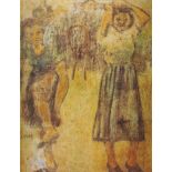 William Conor, RHA RUA - THE DANCE - Coloured Print - 8 x 7 inches - Unsigned