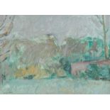 Basil Blackshaw, HRHA HRUA - DUNADRY LANDSCAPE - Oil on Canvas - 10 x 14 inches - Signed