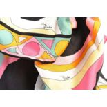 EMILIO PUCCI PRINTED SILK SCARF