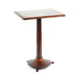 REGENCY MAHOGANY LAMP TABLE