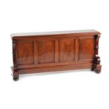 VICTORIAN MAHOGANY CONSOLE TABLE