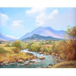 Denis Thornton - IN THE MOURNES - Oil on Canvas - 8 x 10 inches - Signed