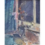 Brian Ballard, RUA - STILL LIFE AT BLADES - Oil on Board - 20 x 16 inches - Signed