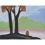 Markey Robinson - BY THE WATER'S EDGE - Gouache on Board - 6 x 8 inches - Signed