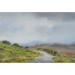 Frank Egginton, RCA FIAL - SHEEP GRAZING IN THE GLENS - Watercolour Drawing - 14 x 20 inches -