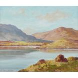 Samuel McLarnon, UWS - CALM DAY, CONNEMARA - Oil on Board - 10 x 12 inches - Signed