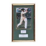 SIGNED PICTURE OF DON BRADMAN