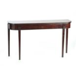 ANTIQUE MAHOGANY CONSOLE TABLE