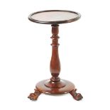 CIRCULAR MAHOGANY WINE TABLE