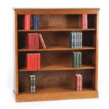 OAK OPEN BOOKCASE