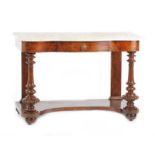 VICTORIAN MARBLE TOP WASHSTAND