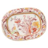 VICTORIAN GLAZED CERAMIC JEWELLERY DISH BY ASHWORTH BROS, HANLEY