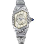 BULOVA STAINLESS STEEL LADY'S COCKTAIL WATCH