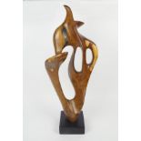 John Spielman, British late 20th century/early 21st century- 'Via Mala'; a wooden sculpture on an