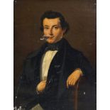 Attributed to Louis Francois Eugene Legenisel, French act 1819-1855- Portrait of a gentleman,