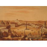 Joseph Constantine Stadler, British act 1780-1812- "Cathedral at Ulm",
