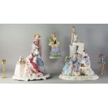 A Coalport figure group 'The Coalport Heirloom Figurine of the Year 2000',