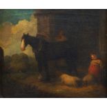 Follower of George Morland, British 1763-1804- Horse,