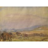 Francis H Dodd RWS RA, British 1874-1949- "Alfriston, Sussex"; watercolour, signed,