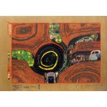 Friedrich Hundertwasser, Austrian 1928-2000- "Kreisverkehr der Strassengekreuzigten", (Roundabout,