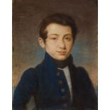 British Colonial School, early 19th century- Portrait of a midshipman,