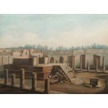 British School, mid 19th century- Classical ruins; watercolour, 30.