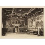 Gustave Greux, French 1838-1919- "Venise - Palais des Doges"; etching, publ by Francois Lienard,