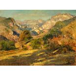 Lord Paul Ayshford Methuen RA FSA RWS, British 1886-1974- "Zimbabwe Landscape", 1961; oil on canvas,