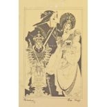 After Robert Stewart Sherriffs, British 1906-1960- ''Three Kings''; lithograph, signed, titled,