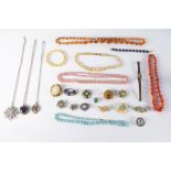 A large quantity of miscellaneous costume jewellery.