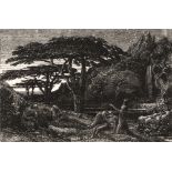 Samuel Palmer RWS, British 1805-1881- "The Cypress Grove" 1800-83; etching on wove,
