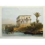 David Roberts RA, Scottish 1796-1864- "The Hypaethral Temple at Philae, called the Bed of Pharaoh",