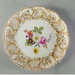 A Meissen porcelain plate, late 19th/early 20th century,