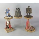 A collection of London Stone craft lead souvenir figures, 20th century,