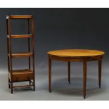 An American Brandt extending dining table, 20th century,