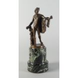 A French model of the Apollo Belvedere, late 19th/early 20th century, cast by Barbedienne,