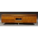 A large Swedish teak side cabinet, 1970s,