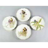 A set of twelve Sevres style plates, 20th century,