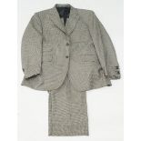 Hackett, London, a gentlemen's three piece Merino wool dog's tooth check suit,