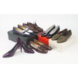 A collection of 27 pair ladies shoes and boots, most unworn, Bruno Magli,