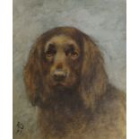 Frances C Fairman, British 1836-1923- Spaniel; watercolour, signed with initials and dated 97, 34.
