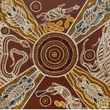 Dennis B Fisher, Australian Aboriginal School, late 20th/early 21st century- ''The Waterhole'';