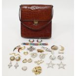 A collection of Butler & Wilson costume jewellery, to include Native American head brooch, Art