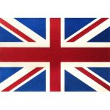 Sir Peter Blake CBE RDI, British b.1932-''Union Flag'', 2016; screenprint with glitter, signed and