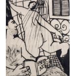 Anita Klein, Australian b.1960- ''Hotel Room Paris''; drypoint etching, signed, numbered 8/15 and