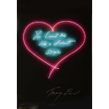 Tracey Emin CBE RA, British b.1963- ''You Loved Me Like A Distant Star'', 2016; offset lithograph