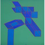 Achille Perilli, Italian b.1927- ''Magic''; screenprint in colours, signed, titled, numbered 29/