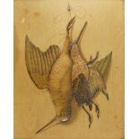A pair of Continental printed and embossed pictures of game birds,